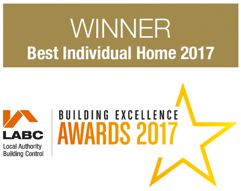 Winner Best Individual Home 2017 - Building Excellence Awards